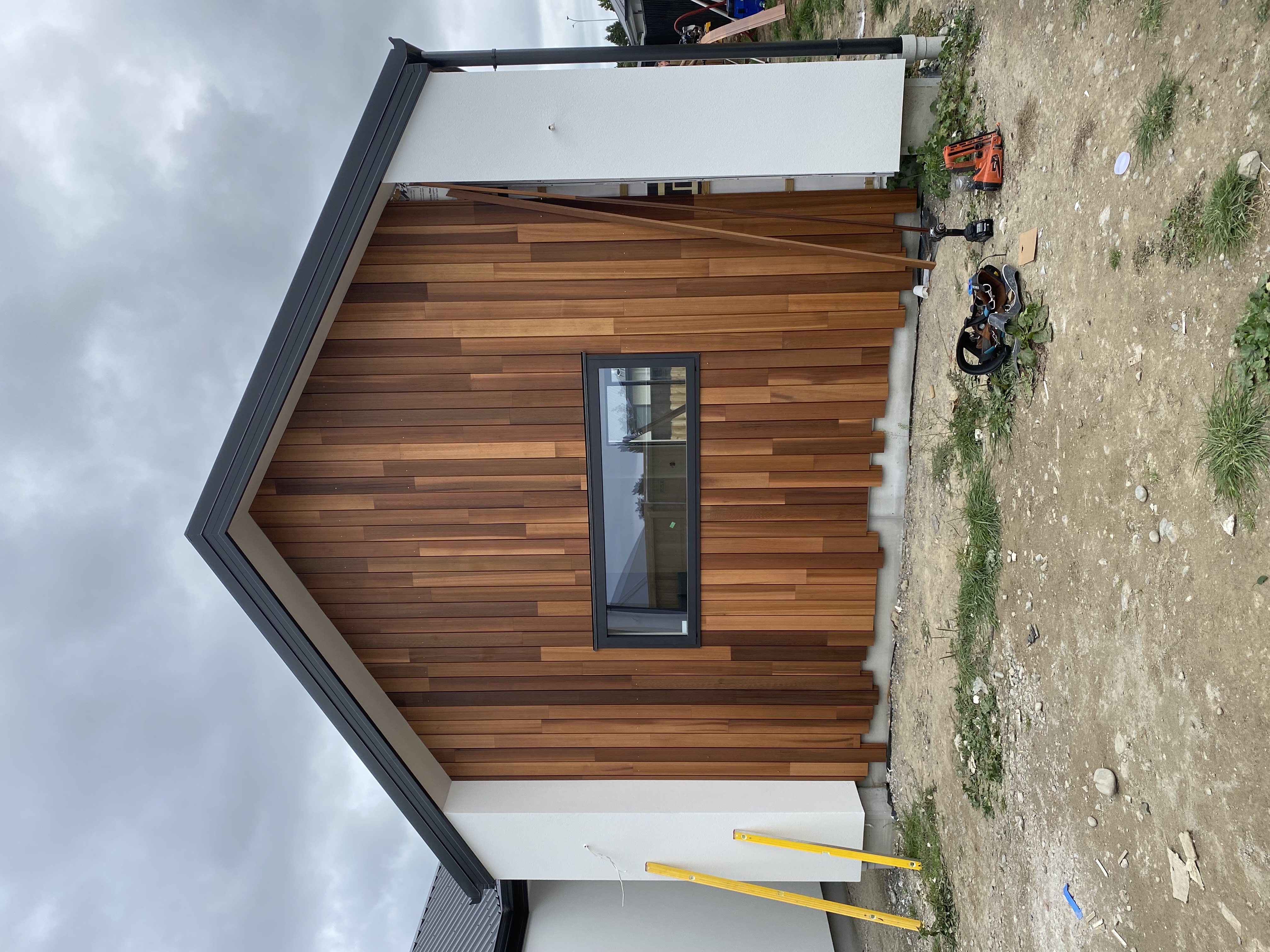 Timber cladding project