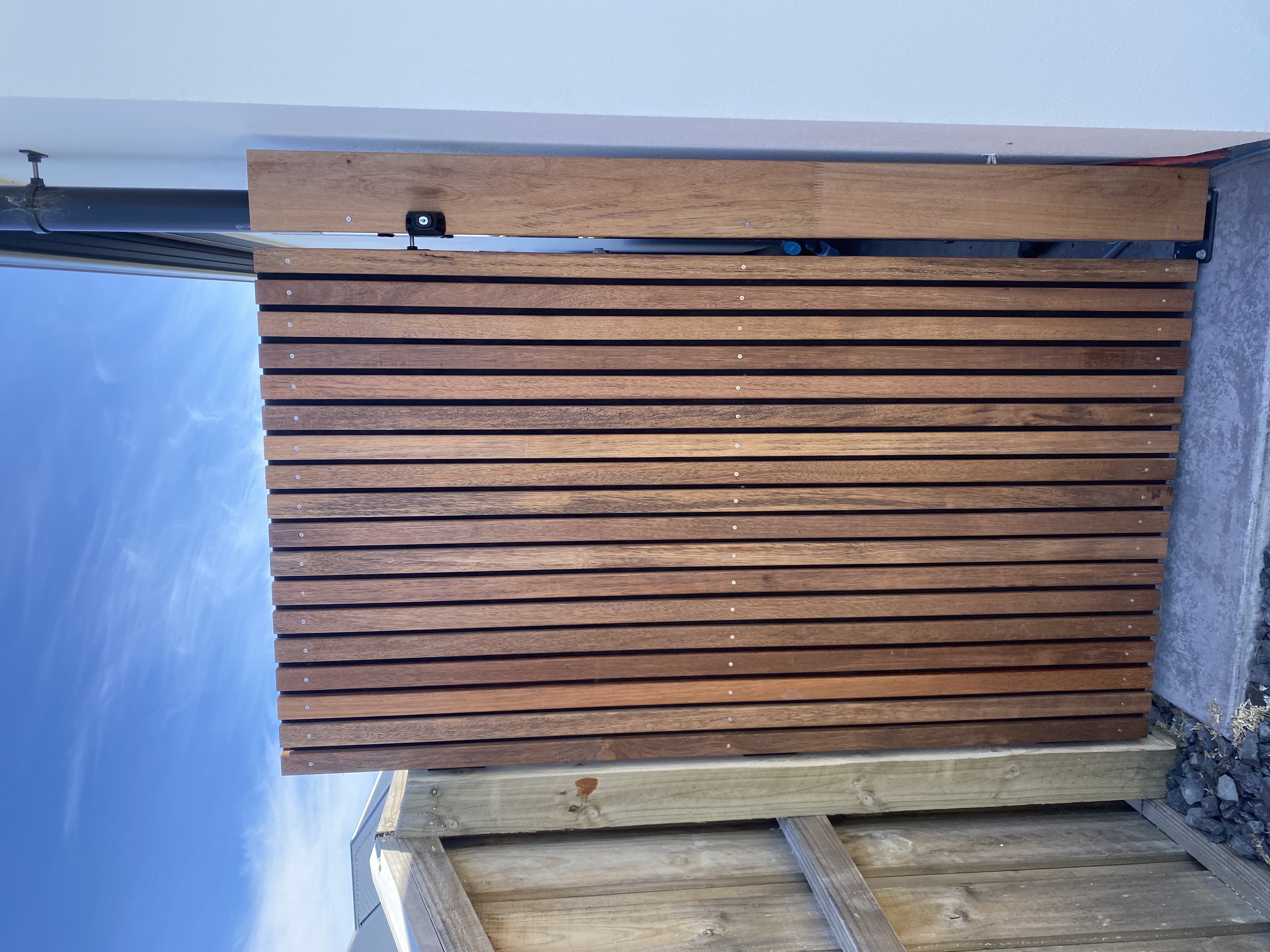 Small kwila side gate